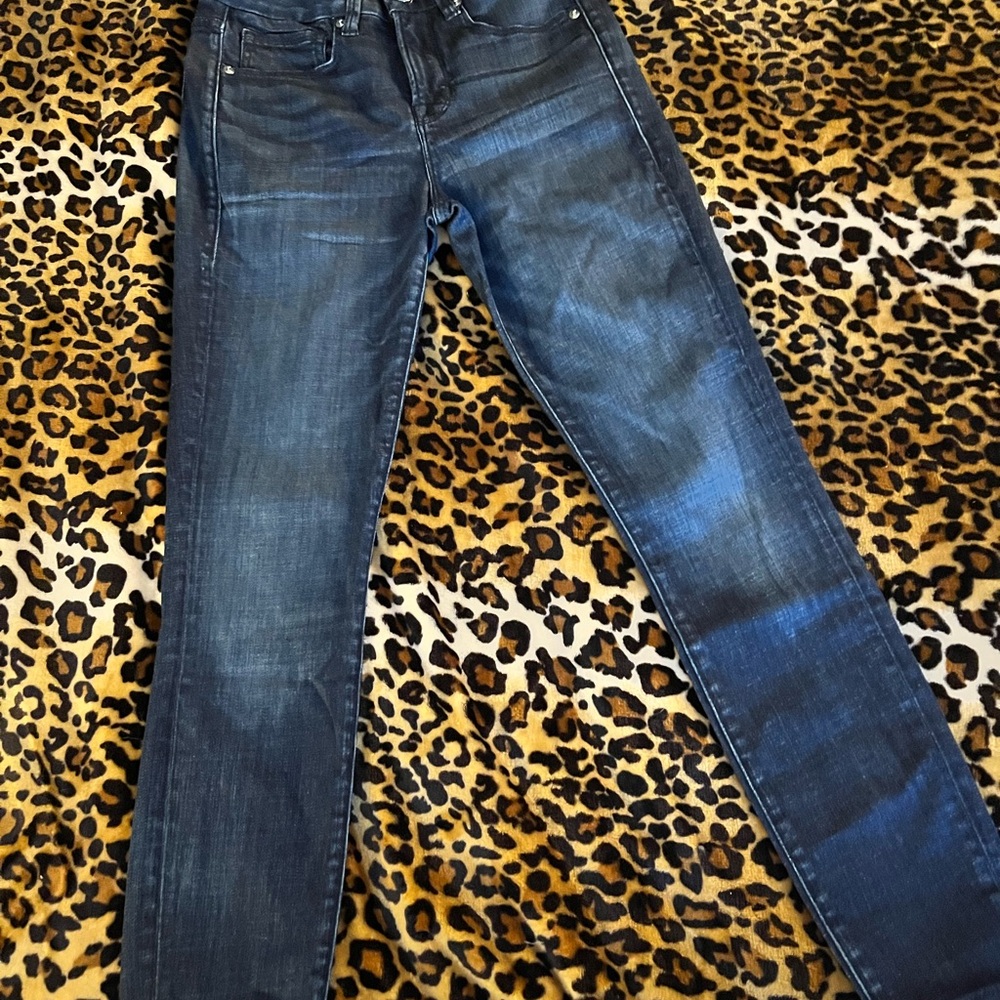 Good American Good Legs Dark Blue Skinny Jeans